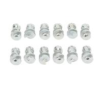 TOPINCN Goujons à Neige pour Pneus de Roue, Goujons à Vis en Aluminium, Vis de Garniture de Pneu Fiable pour Chariot élévateur de Camion de Voiture, Hauteur de Cône 50 Pièces 0,11 Pouces