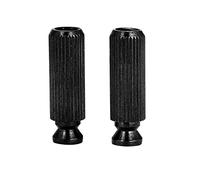 TOPINCN Goujons D'ancrage Trémolo Réglables Durables pour Guitares électriques - Pièces de Rechange - Lot de 2 Goujons et Ancres de Pont Trémolo à Double Verrouillage (BLACK)