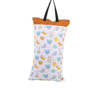 TOPINCN Grand Sac à Couches en Tissu avec Double Fermeture éclair pour bébé, Rangement des Couches et du Linge, Idéal pour Les Voyages et Un Usage Quotidien (EF160)