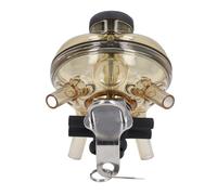 TOPINCN Griffe de Traite 320CC, Bloc D'alimentation de qualité Alimentaire et Collecteur de Lait en Acier Inoxydable avec Vanne D'arrêt D'air, pour Accessoires de Remplacement de