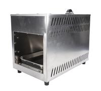 TOPINCN Grille-Pain Commercial, Gril électrique sans Fumée en Acier Inoxydable 4000 W avec Pièces Amovibles, équipement de Restaurant pour Pain, Steak, Gâteau, Pizza