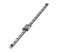 TOPINCN Guide de Rail Linéaire Miniature MTN9 Guide Coulissant de Haute Précision pour Mise à Niveau D'imprimante 3D CNC pour Ender 3, Corexy, Kossel Bearing Steel (300 millimètres)