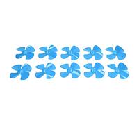TOPINCN Hélice Compacte à 4 Pales de 60mm, Hélices de Bateau Jouet pour Modèles de Voitures Télécommandées, en Plastique ABS (Blue)