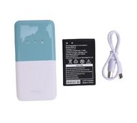 TOPINCN Hotspot WiFi Portable, Profitez Vitesse Rapide de 300 Mbps avec Un Signal Fort et Quatre Antennes de Niveau de Gain. Double Cartes SIM, Longue Durée de Vie de la Batterie, (Blanc Vert)
