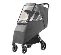 TOPINCN Housse de Pluie Universelle pour Poussette, Imperméable, Coupe-vent, Anti-poussière, Protection contre les Intempéries pour les Tout-petits, Poussette de Jogging, Matériaux PP Cationiques en