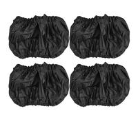 TOPINCN Housse de Roue de Poussette pour bébé, Protection de Fauteuil Roulant avec Conception Lavable à la Main, pour les Voyages en Extérieur et la Protection du Sol (Grand enjoliveur (pack de 4))