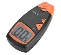 TOPINCN Humidimètre pour Bois Détecteur D'hygromètre Numérique LCD Portable pour les Tests du Bois 5% -40% RH Noir + Orange 5,12x2,52x1,26 Pouces pour les Projets de Menuiserie en Intérieur