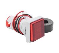 TOPINCN Indicateur D'ampèremètre de Voltmètre à Affichage carré à 3 Chiffres, Compteur électrique AC de Petite Taille pour les Projets de Bricolage, Couleur Blanche (rouge)