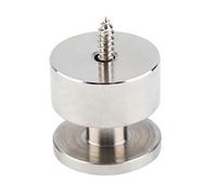 TOPINCN Indicateur de Verrouillage à Boulon de Salle de Bains, Alliage de Zinc Durable, Porte d'intimité Rotative en Acier Inoxydable pour Toilettes Publiques et Hôpital (1 ensemble)