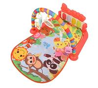 TOPINCN Infant Music Light Gym Play Mat avec Rattle Red High Elastic Mousse en Mousse Baby Piano Mat pour la Cognition du Cerveau et Le Piano Baby Applicable pour la Coordination des Yeux pour Le