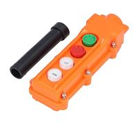 TOPINCN Interrupteur à Bouton-poussoir pour Grue, étanche à la Pluie, Télécommande pour Levage, Contrôleur Suspendu, 220V/500V, 5a