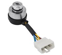 TOPINCN Interrupteur à clé de à 6 Fils pour Générateur de Gaz, Interrupteur à clé de Facile à Installer pour Générateur de Gaz 2,5-6,5 KW 188F, adapté au Contrôle de L'interrupteur à