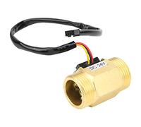 TOPINCN Interrupteur de Débitmètre YF - B10 Hall Capteur de Débit en Laiton G1in pour L'équipement de Mesure du Débit, Comptoir du Compteur de