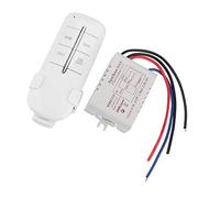 TOPINCN Interrupteur de Lampe sans Fil à économie D'énergie, Marche/arrêt, 1000W, avec Télécommande, Plusieurs Ensembles pour un Contrôle Flexible à la Maison (MR701 Charge monocanal 1 * 1000W)