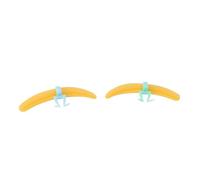 TOPINCN Isolateur de Cils Séparateur D'extension de Cils Compact Bons Effets D'extension pour la Maison et le Salon Silicone Jaune