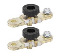 TOPINCN Isolateur de Commutateur de Batterie 125A, Installation Facile, Bouton de Coupure de Courant, Camion Bateau, 2 Pièces