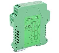 TOPINCN Isolateur de Signal Analogique, Transmetteur de Tension Fiable pour Système à 2 Fils, Matériau ABS GLG 1 Entrée 2 Sorties