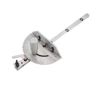 TOPINCN Jauge à Onglets, Accessoires de Table en Aluminium Accessoires de Scie à Table Jauge à Onglets avec Plusieurs Angles de Haute Précision à Mesurer pour Le Travail du Bois
