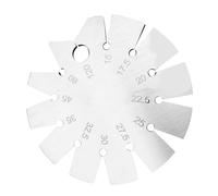 TOPINCN Jauge D'angle biseauté pour une Mesure Facile et Précise de la Lame, Forme Ronde pour les Applications de Travail du Bois, Matériau Métallique pour une Utilisation Durable