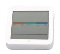 TOPINCN Jauge d'humidité de la Température Intérieure Thermomètre LCD Hygromètre Paramètres D'affichage Sensibles pour les Toilettes du Salon 2 Piles AAA