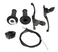 TOPINCN Jeu de Câbles D'accélérateur de Levier de Frein D'embrayage Universel pour Vélos Tout-terrain, adapté aux Mini-vélos et Baja adapté aux Mini-, Kit en Alliage D'aluminium Facile à Installer