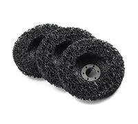 TOPINCN Jeu de Roues de Ponçage en Résine élastique, Disque de Meulage Durable pour Enlever la Rouille, pour Métal, Bois, Pierre, 3 Pièces de 4,5 Pouces, Roue de Retrait de Peinture pour les (4,5