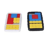 TOPINCN Jeu de société à Glissière Portable, Puzzle à Deux Joueurs,