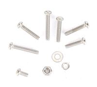 TOPINCN Jeu D'écrous et de Boulons en Acier Inoxydable 304, Kit D'outils de Quincaillerie Polyvalent pour Machines et Inventions de Bricolage