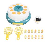 TOPINCN Jeux de société pour Enfants, Jeu de Puzzle Portable D'astronaute avec 2 Paniers de Capture, Jeux de Rebond et de Capture, Jeu de société Pop-up Interactif, Jeu Familial pour (Green)