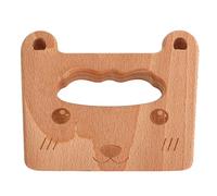 TOPINCN Jouet de Coupe en Bois Sûr pour Enfants, Outils de Cuisine pour Enfants en Bas âge, Matériau en Hêtre (Chat)