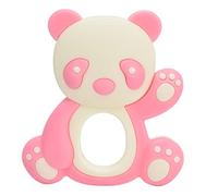 TOPINCN Jouet de Dentition en Silicone Souple en Forme de Panda Mignon avec Plusieurs Points de Morsure, Gadget à Mâcher de qualité Alimentaire avec Boîte de Rangement pour