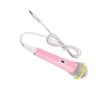TOPINCN Jouet de Microphone Filaire pour Enfants avec Faible Distorsion pour Fête de Famille karaoké, adapté aux Enfants Qui Apprennent des Chansons (Pink)