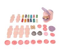 TOPINCN Jouet de Pâte de Couleurs de Cuisine, Créations de Cuisine, Ensemble de Jeu Alimentaire, Accessoires D'outils de Modélisation et Ensemble de Pâte de 12 Couleurs