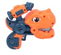 TOPINCN Jouet de Projection de Dinosaure de Dessin animé, Projecteur D'histoires Nocturnes avec Effets Sonores et Lumineux, Gadget de Jeu Sensoriel pour Les Tout-Petits, Outil éducatif (Orange)