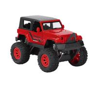 TOPINCN Jouet de Voiture Tout-Terrain pour Enfants à L'échelle 1:32, Jouet de Camion de Véhicule Routier en Métal avec Un Design Robuste, Camions Jouets Moulés sous Pression pour Les (Rouge)