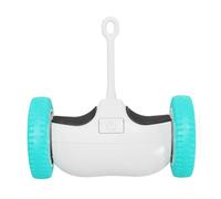 TOPINCN Jouet électrique Automatique pour Chat, Voiture D'équilibre, Teaser pour Chat, Conception de Plumes Auto-jouantes, Jouet Interactif Intelligent Rechargeable de Type C pour (Blue)