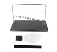 TOPINCN Jouet Scientifique Physique, Sphère Bercée Newtons avec 12 Balles D'équilibre, Démonstrateur éducatif, Gadget Sensoriel Anti-Stress, Décoration de Bureau pour Adultes