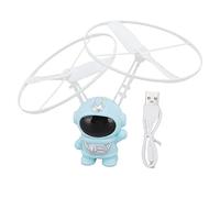 TOPINCN Jouet Volant à Induction D'astronaute, Gadget d'avion à Lévitation avec Lumières LED, Soucoupe Volante Intelligente et Stable, Décoration de Bureau Scientifique pour Garçons, (Blue)