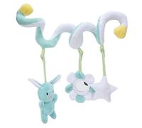 TOPINCN Jouets de Poussette d'animal en Peluche pour bébé, Jouets Suspendus d'activité en Spirale Hochet Suspendu Doux pour bébé, de Poussette de Siège de Voiture pour Bébés en (Green)