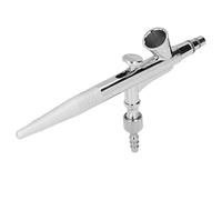 TOPINCN Kit D'aérographe G1/8, Stylo de Pulvérisation de Peinture en Laiton avec Système de sécurité de Verrouillage à Gâchette, Compte-gouttes et clé pour L' de Modèles de Décoration de (laiton)