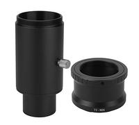 TOPINCN Kit D'anneau Adaptateur de Tube D'extension en Alliage Noir de 1.25 Pouces pour Télescopes et Microscopes de Caméra à Monture E, Amateurs D'astrophotographie
