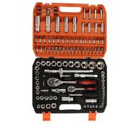 TOPINCN Kit D'assortiment de Douilles à Chocs pour Réparation Mécanique, Ensemble D'outils Durables en Acier au Chrome Vanadium pour la Réparation et L'entretien de la Voiture