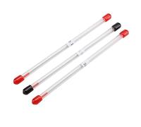 TOPINCN Kit de Capuchons de Buse D'aérographe 3 Pièces, Pièces de Rechange D'aiguille D'aérographe 0,2 Mm 0,3 Mm 0,5 Mm Embouts de Rechange en Acier Inoxydable avec Récipient de Stockage