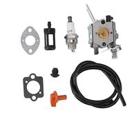 TOPINCN Kit de Carburateur de Tondeuse en Métal Durable de Remplacement pour FS48 FS52 FS66 FS81 FS106 BR400, pour Tondeuses Professionnelles en Aluminium et Fer ABS