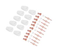 TOPINCN Kit de Consommables pour Torche de Découpe, Grand Ensemble | Cuivre rouge, buses durables, accessoires pour PT31, , CUT40