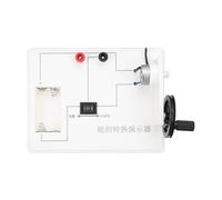 TOPINCN Kit de Conversion D'énergie Expérimentale, Modèle éducatif en PVC pour Expérience de Conversion D'énergie Mécanique et Chimique de la Lumière du Vent pour L'apprentissage de la Physique