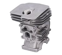 TOPINCN Kit de Culasse en Alliage D'aluminium à Haute Teneur en Silicium de 41 Mm pour Tronçonneuse, Jeu de Joints de Piston de Moteur Durable pour 435 440 440E, Accessoires de Remplacement pour