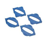 TOPINCN Kit de Gabarit de Routeur à Rayon de Coin Arrondi avec 8 Angles pour un Travail du Bois Efficace 4 Pièces Facile à Utiliser