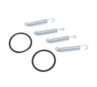 TOPINCN Kit de Joints Toriques de Ressorts de Tuyau D'échappement de Remplacement, Ajustement Parfait pour Banshee 350 YFZ350 1987-2006, Matériau en Caoutchouc de Fer Antirouille