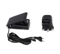 TOPINCN Kit de Pédale de Moteur de Machine à Coudre 100 W, Vitesse Continue Réglable de 6 000 Tr/min, Kit de Commande de Pédale de Moteur Multifonction avec Fil D'alimentation pour Mise
